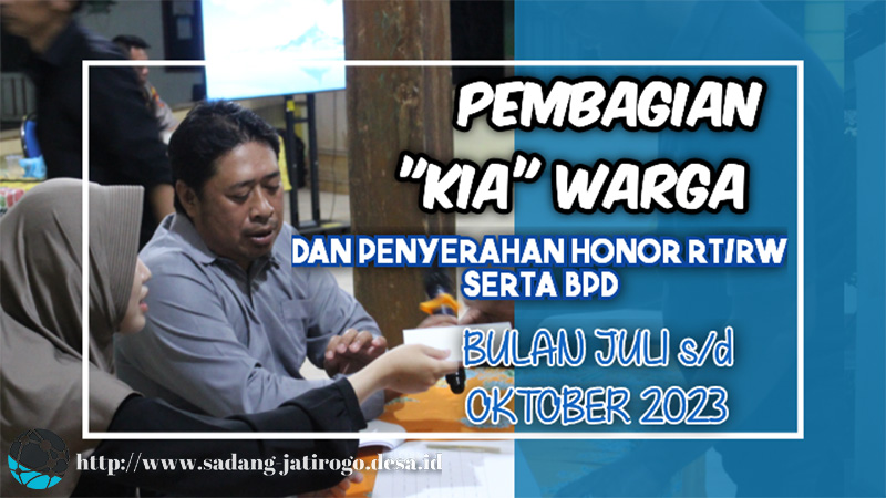 KETUA RT/RW DAN BPD KEMBALI TERIMA HONOR SETELAH PERUBAHAN APBDES 2023